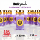 12X 500mL Hareemi Hand & Body Wash Full Box